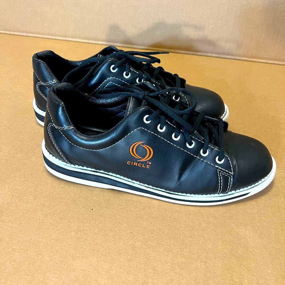 Circle Black Athletic Black Bowling Shoes